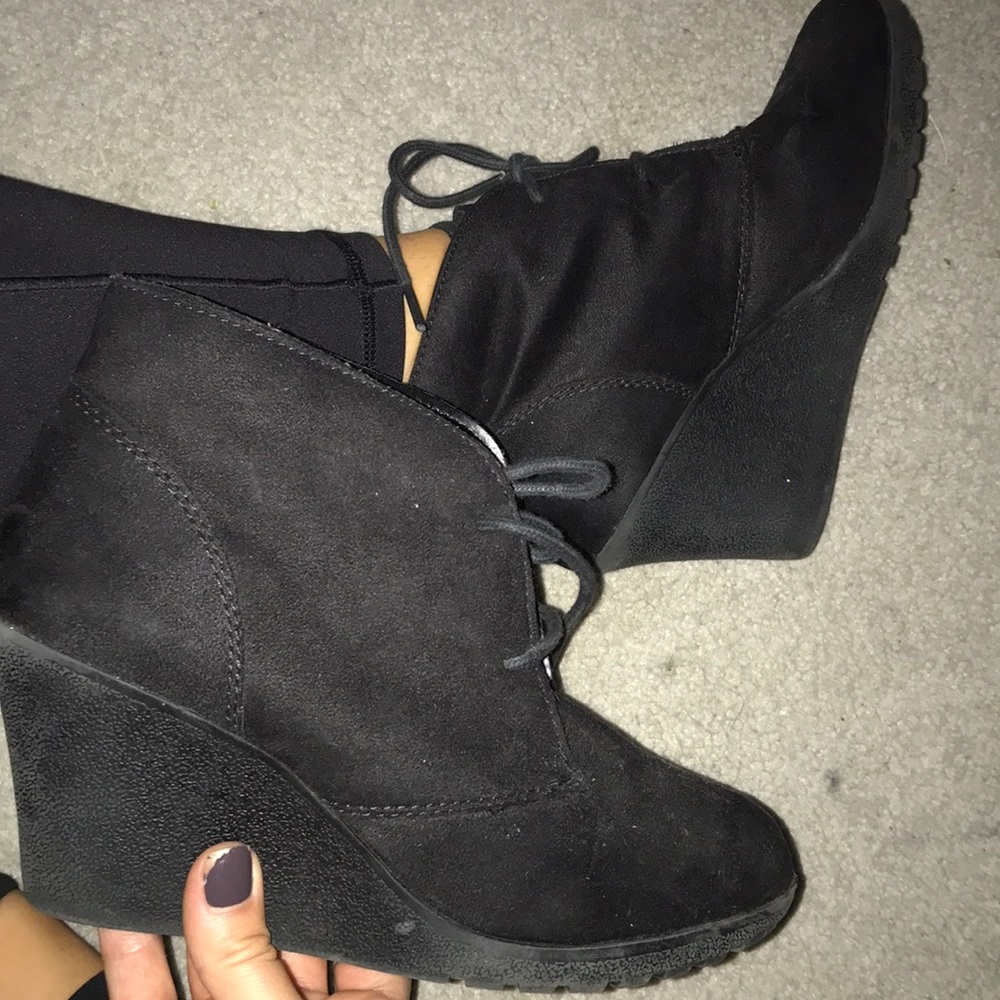 Black booties